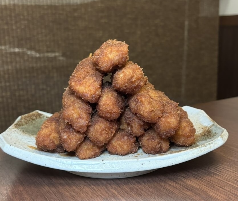 大衆居酒屋 喝采（豊田市）　串カツ富士山盛り