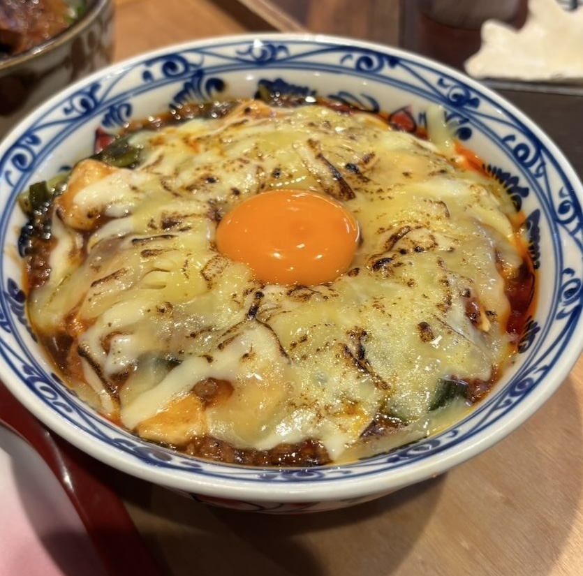 ちばる食堂（岡崎市）　麻婆炙りチー玉