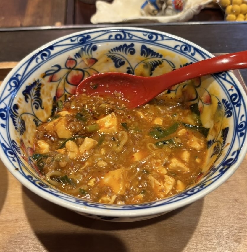 ちばる食堂（岡崎市）　麻婆炙りチー玉