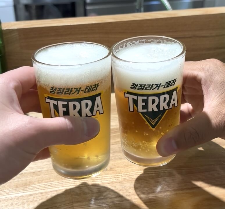 Moccha Chicken（モッチャチキン）　韓国ビール