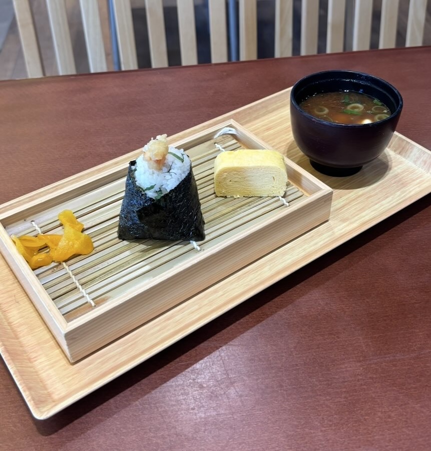 天むす処 足助（豊田市）　モーニングセット