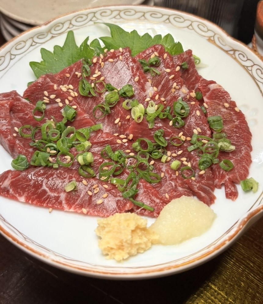 なごみ和屋(豊田市駅) 馬刺しの中トロ