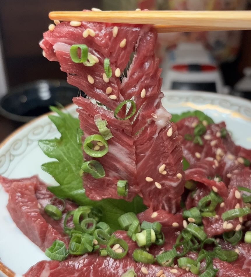 なごみ和屋(豊田市駅) 馬刺しの中トロ