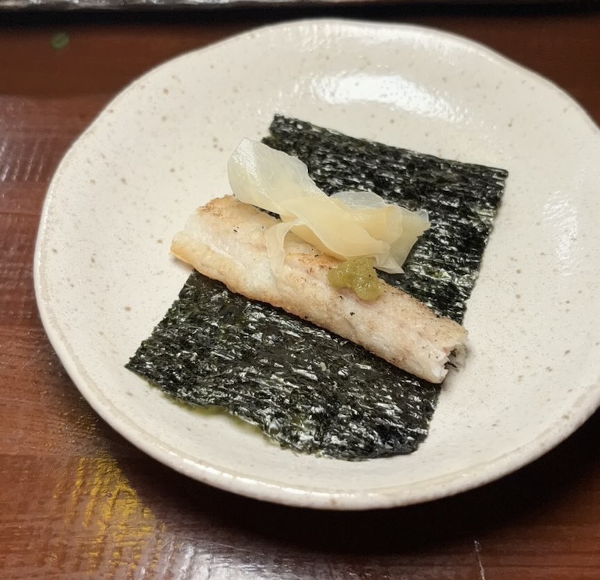 なごみ和屋(豊田市駅) 穴子のガリ巻き
