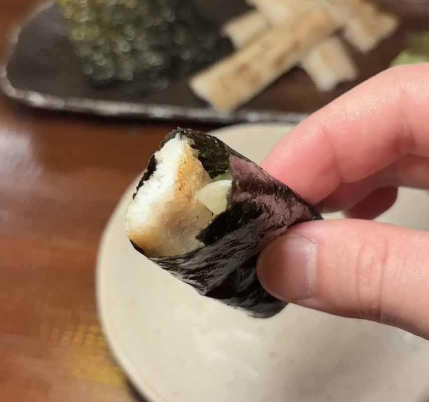 なごみ和屋(豊田市駅) 穴子のガリ巻き