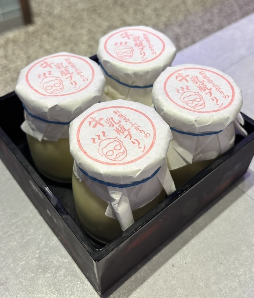 大衆酒泉テルマエ豊田市駅前泉 牛乳瓶プリン