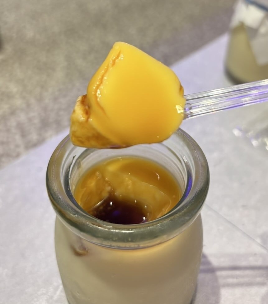 大衆酒泉テルマエ豊田市駅前泉 牛乳瓶プリン
