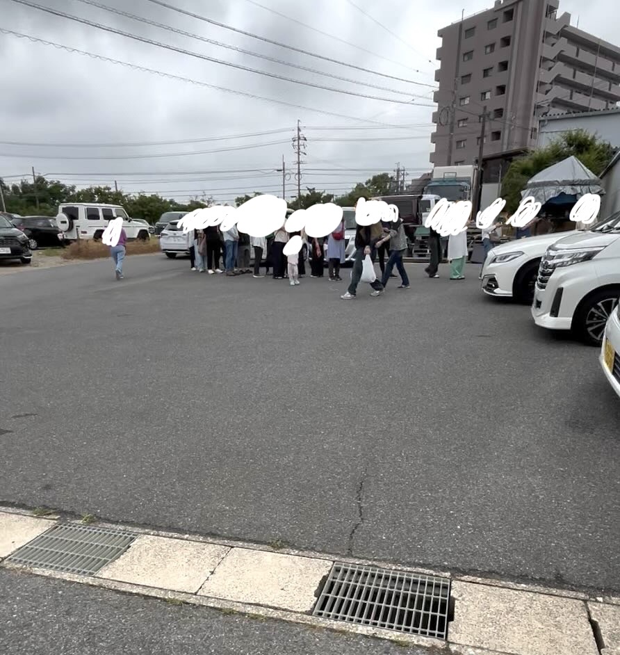 小林農園（豊田市）　行列の様子