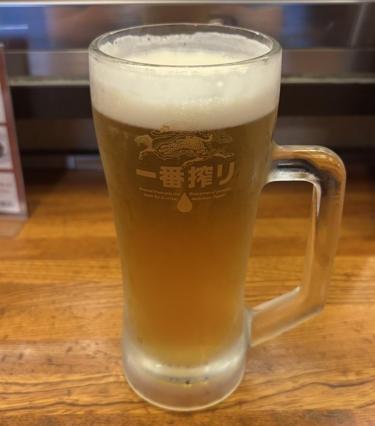 魚処 たく兵衛(豊田市) ビール