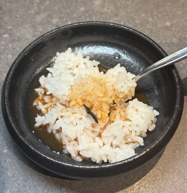 和牛焼肉わ（岡崎市）　ロース焼きすきの玉子かけごはん