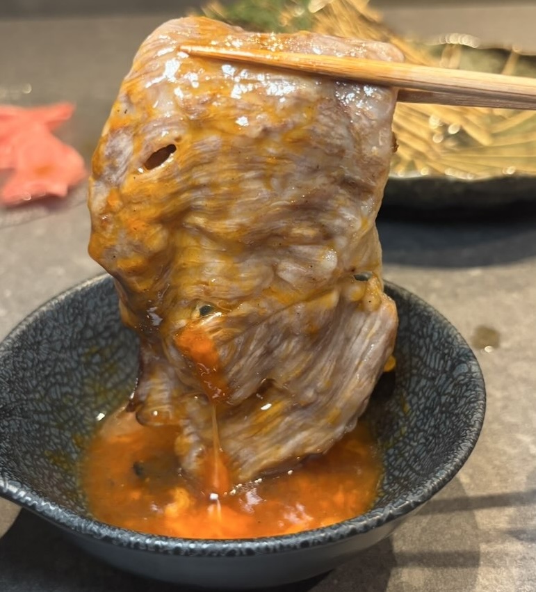 和牛焼肉わ（岡崎市）　ロース焼きすき