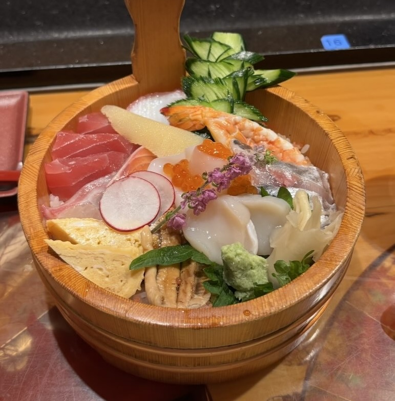 だる磨きらら亭(豊田市) 手桶ちらし