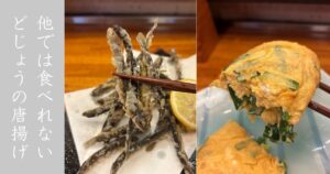 魚処 たく兵衛（豊田市） 珍妙などじょうの唐揚げに、ニラ玉が美味すぎる！メニューまとめ