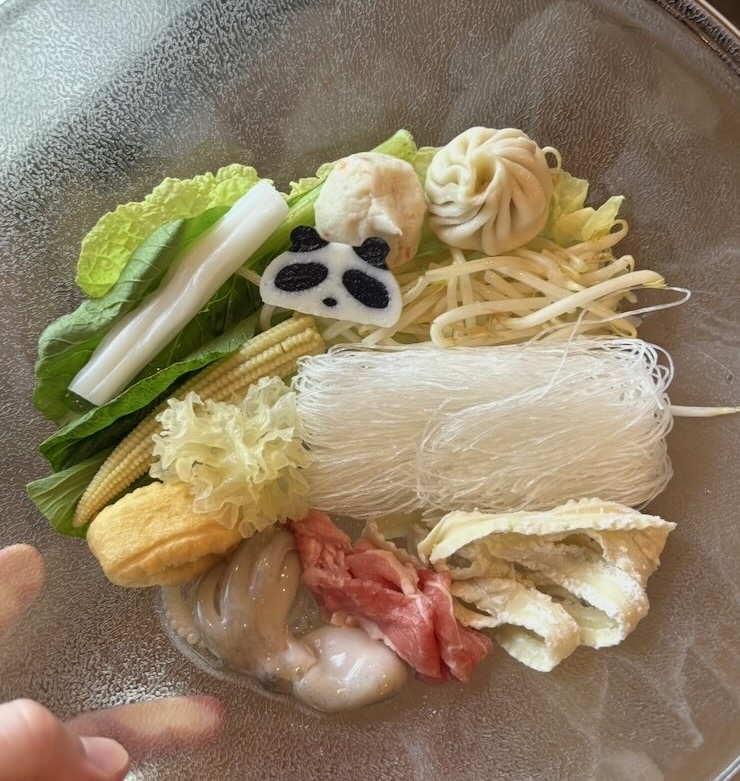 盛龍 北野店 麻辣湯の具材