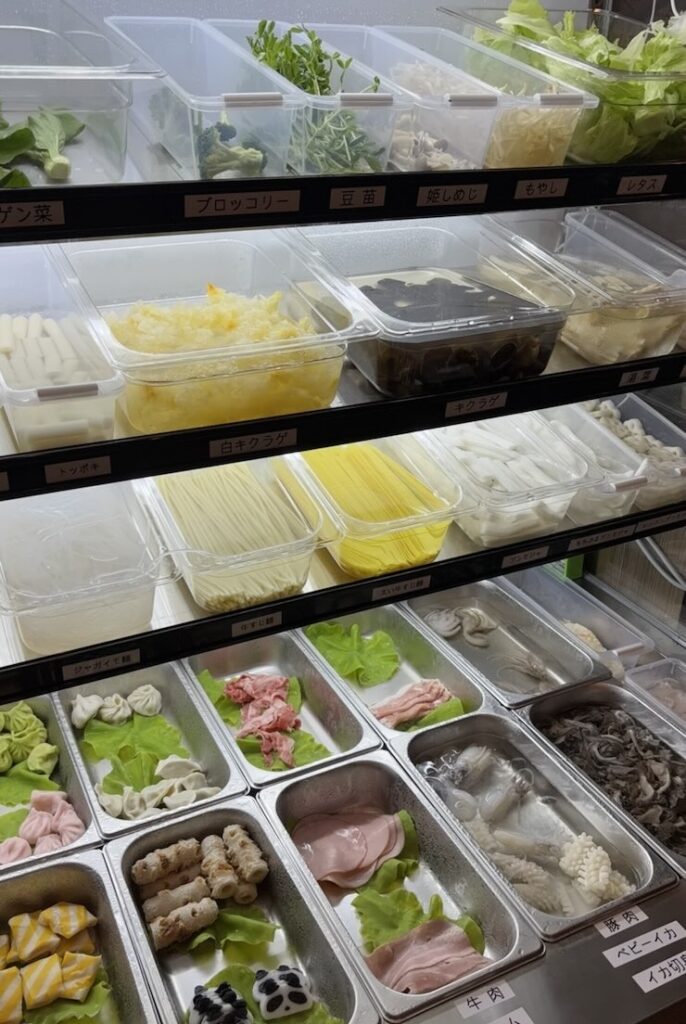 盛龍 北野店 麻辣湯コーナー