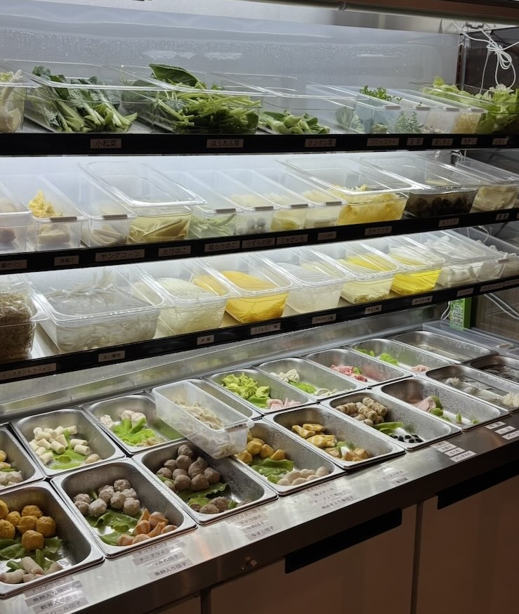 盛龍 北野店 麻辣湯コーナー
