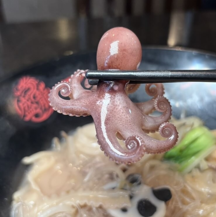 盛龍 北野店 牛骨マーラータン