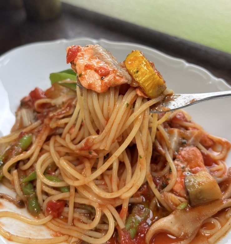 inohana(いのはな)豊田市 サーモントマトパスタ