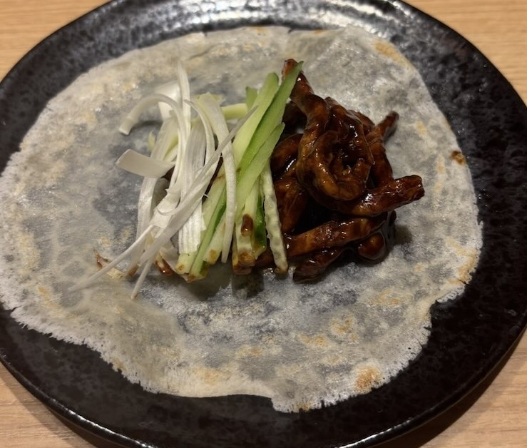 籠香（豊田市）　千切り豚肉の甘味噌炒め