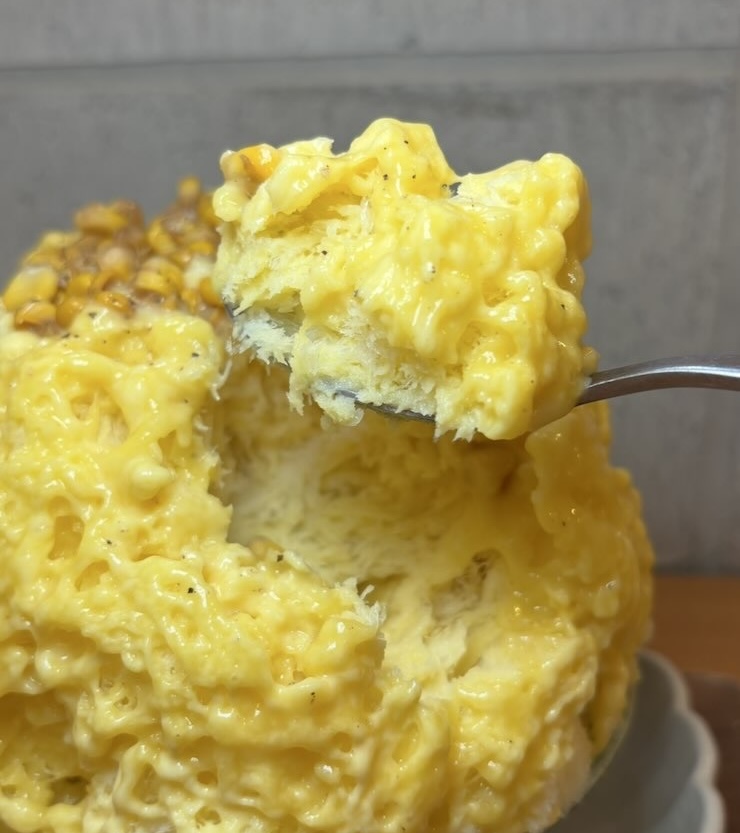 甘味や乃あん（豊田市）　かき氷（とうもろこしだぜ）