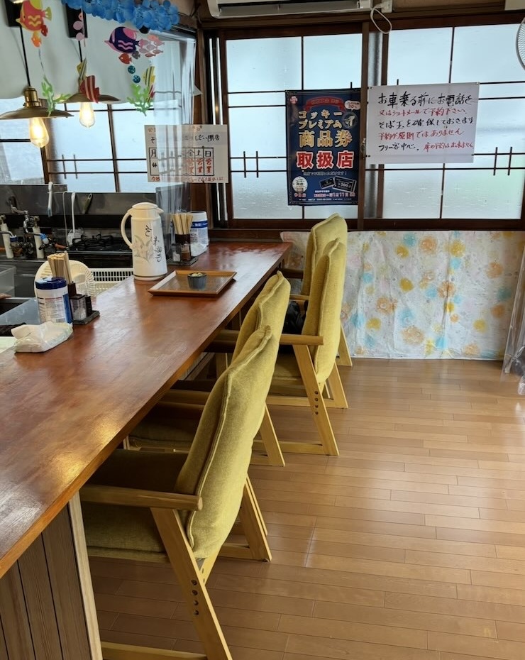 蕎麦翁 百才笑（豊田市）　店内風景