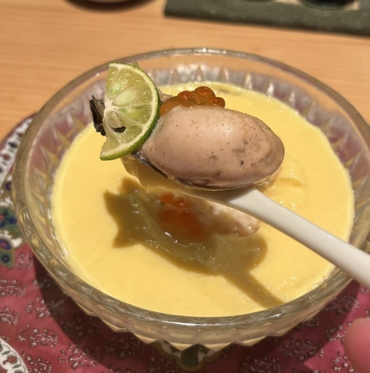 かき小屋厚岸水産 元城店　牡蛎の茶わん蒸し