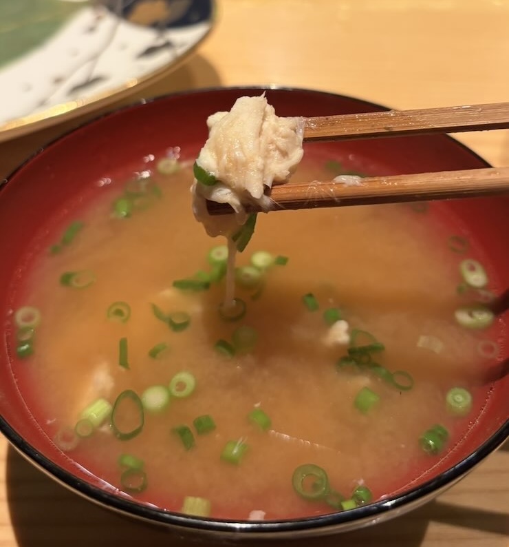 かき小屋厚岸水産 元城店 味噌汁