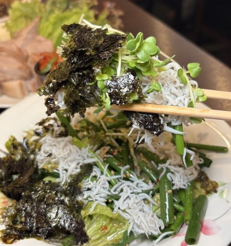 韓国料理 釜山（豊田市）　チョレギサラダ
