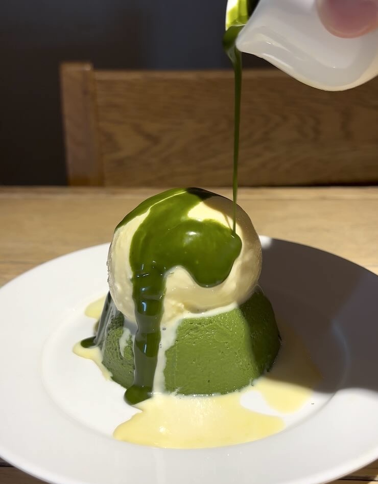 カフェ TSUKUMO食堂 豊田本店 濃厚抹茶プリン