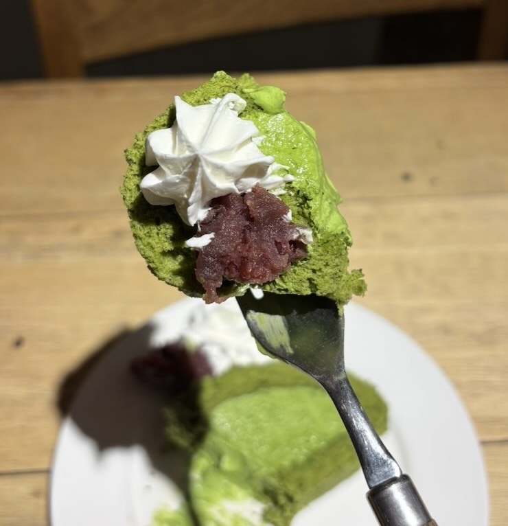 カフェ TSUKUMO食堂 豊田本店 抹茶ロールケーキ