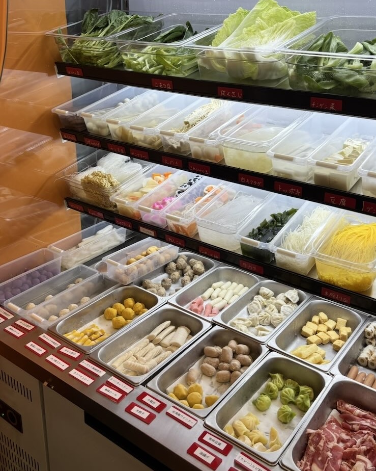 盛龍麻辣燙(豊田市) 食材コーナー