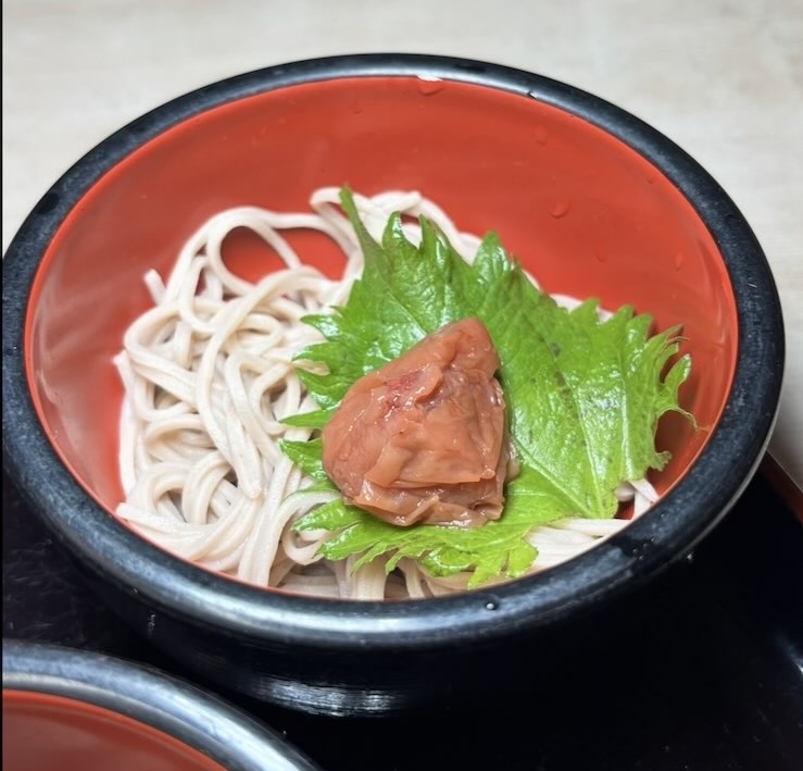 美伊屋(うまいや)豊田市 梅しそ蕎麦