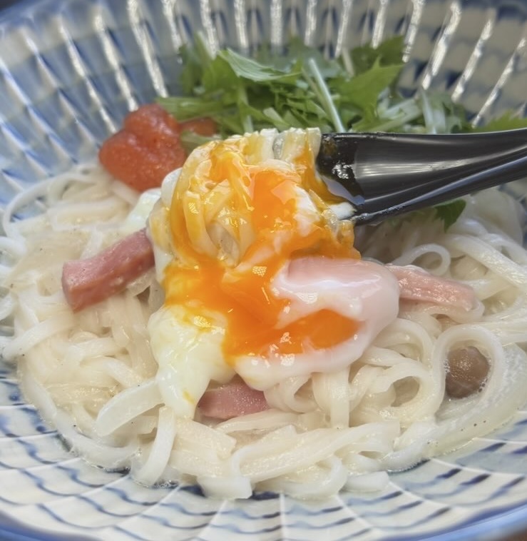 coco cafe(豊田市) 明太子カルボうどん