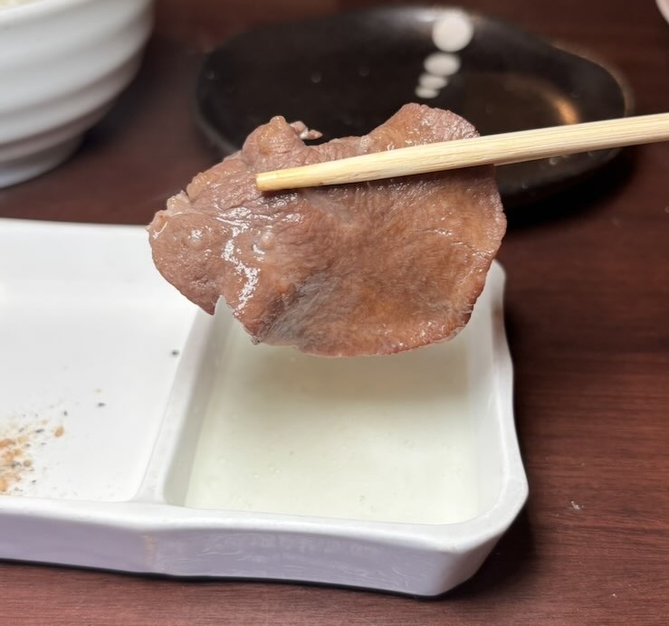 炭咲ほるもん(豊田市) 牛タン塩ハーフ