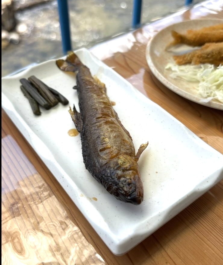 広瀬やな（豊田市）　鮎の甘露煮