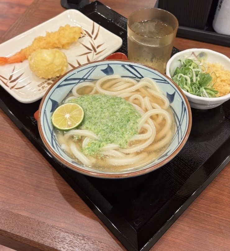 μPLAT（ミュープラット）豊田市　丸亀製麺のねばとろ旨塩うどん