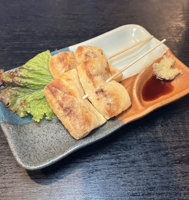 吉むら(豊田市下林町) 納豆油揚げ串