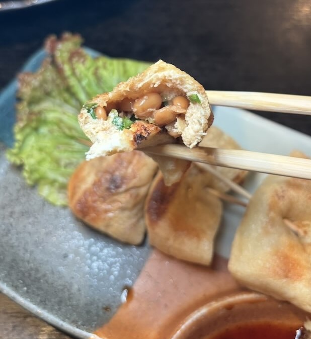 吉むら(豊田市下林町) 納豆油揚げ串