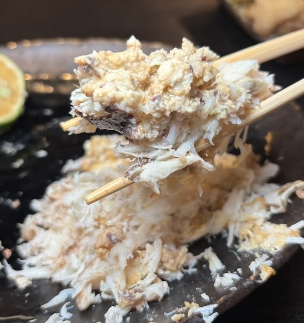 吉むら(豊田市下林町) 渡り蟹