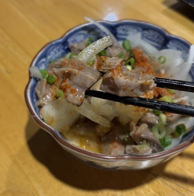 炭火焼鳥 紀どり(豊田市) 砂肝ポン酢