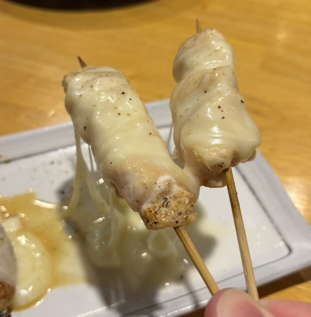 炭火焼鳥 紀どり(豊田市) チーズささみ