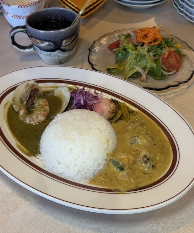 JOJI CURRY（豊田市）　２種盛りカレー