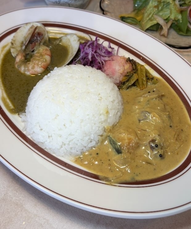 JOJI CURRY（豊田市）　２種盛りカレー