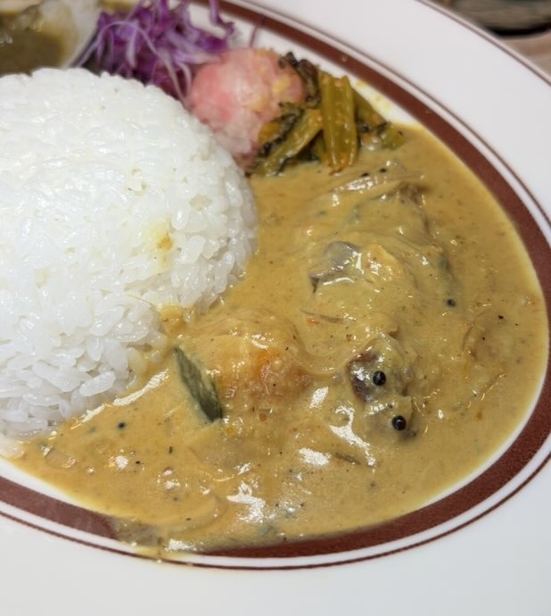 JOJI CURRY（豊田市）　サバとカボチャのココナッツカレー