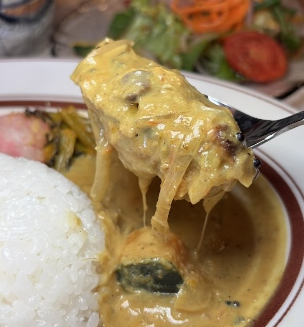 JOJI CURRY（豊田市）　サバとカボチャのココナッツカレー