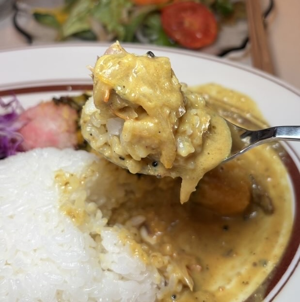 JOJI CURRY（豊田市）　サバとカボチャのココナッツカレー