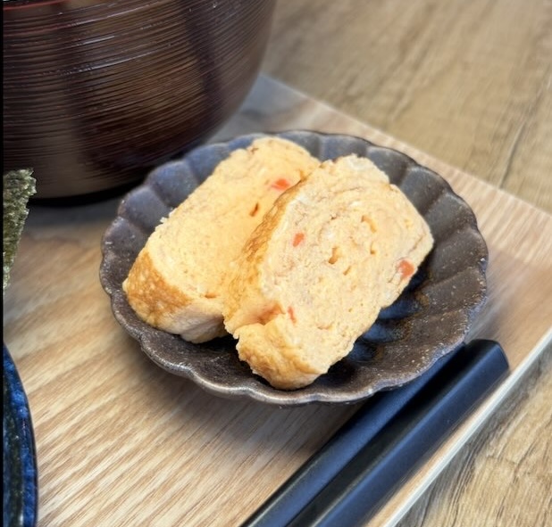 おにぎりセットの出汁巻き