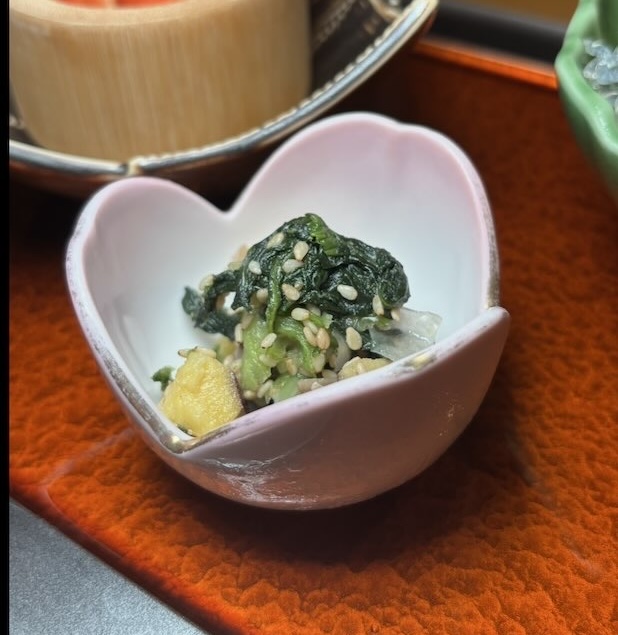 かにしゃぶ会席の小鉢
