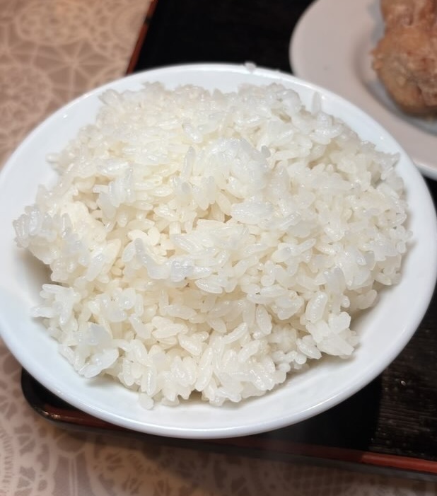 唐揚げ定食のごはん
